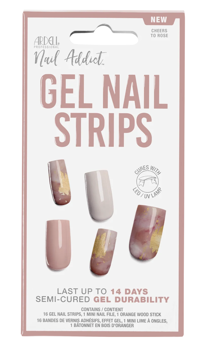 ARDELL Gel Nail Strips - Cheers to Rose