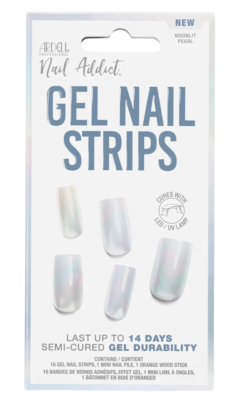 ARDELL Gel Nail Strips - Moonlit Pearl