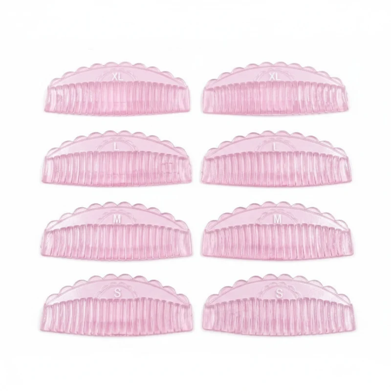 Selbsthaftende Lash Lifting Pads mit Rillenstruktur