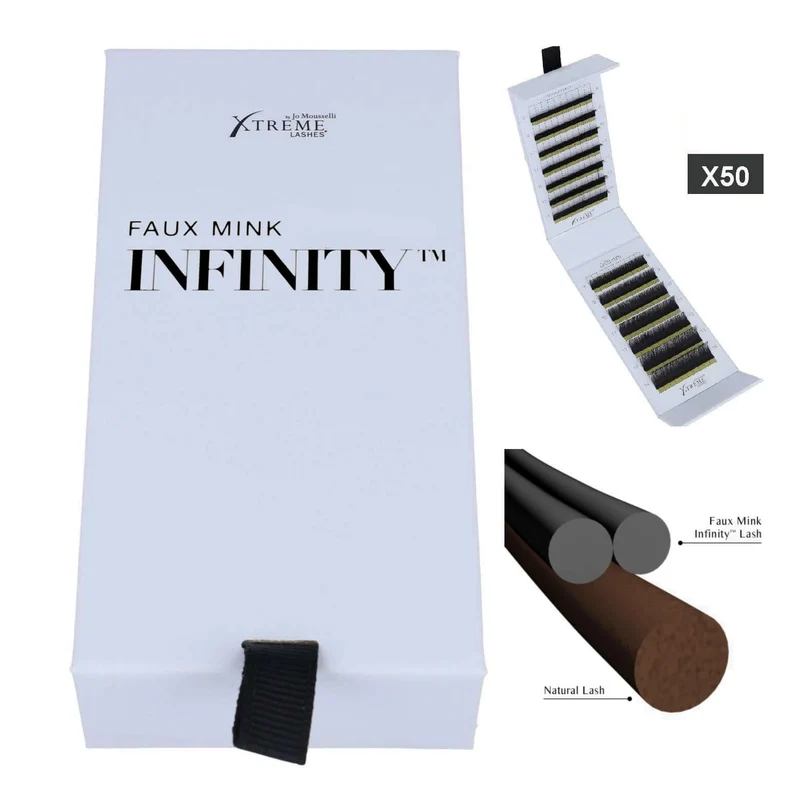 Wimpern Faux Mink Infinity X50 D-Curl