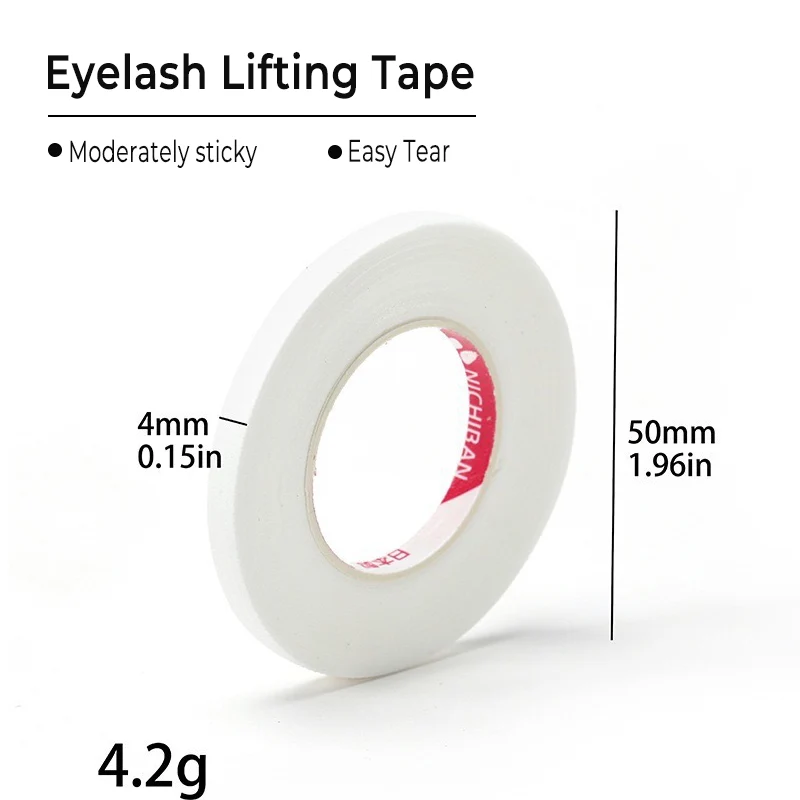 Schmales japanisches Mikroporen-Medizin-Soft-Tape zur Wimpernverlängerung, 3 Stück/Packung