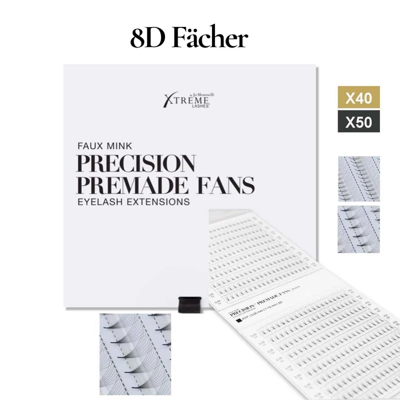 Wimpernfächer 8D Handgefertigte Fächeranzahl 400St.