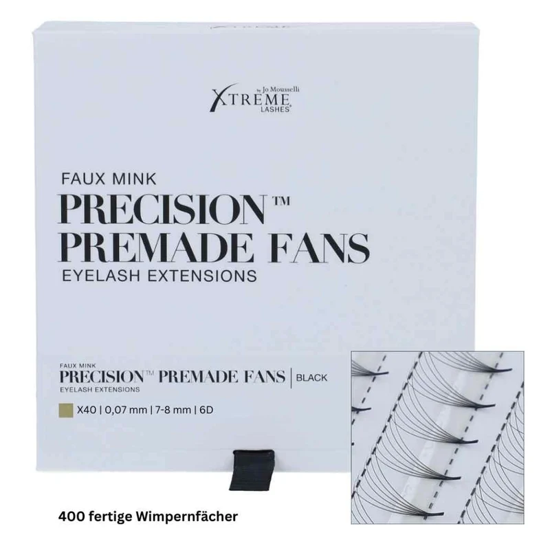 Fertige Wimpernfächer 6D Handgefertigte Fächeranzahl 400St.