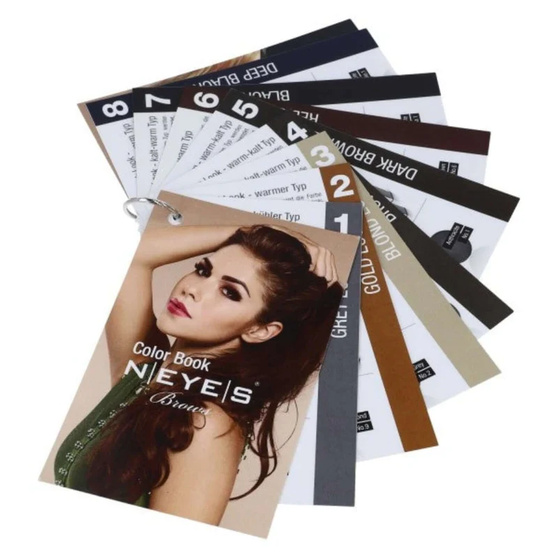 Color Book Mischkarte für Augenbrauen Farben
