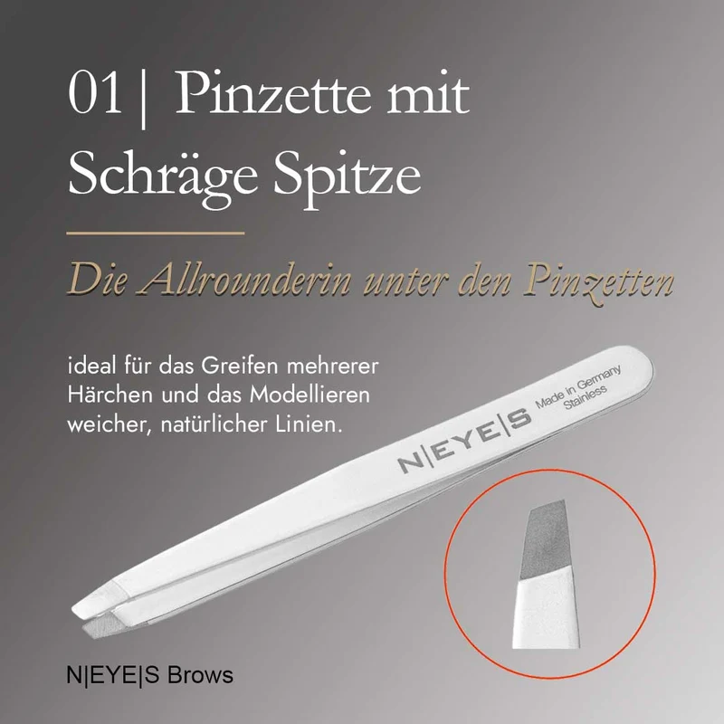 Augenbrauenpinzetten für professionelle Präzision