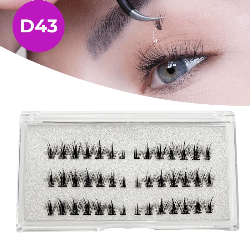 Wimperncluster DIY Wimpernverlängerungen -D43