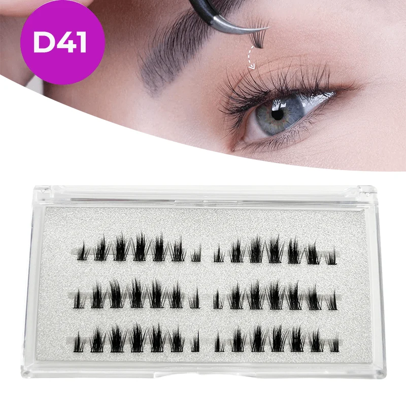 Wimperncluster DIY Wimpernverlängerungen -D41