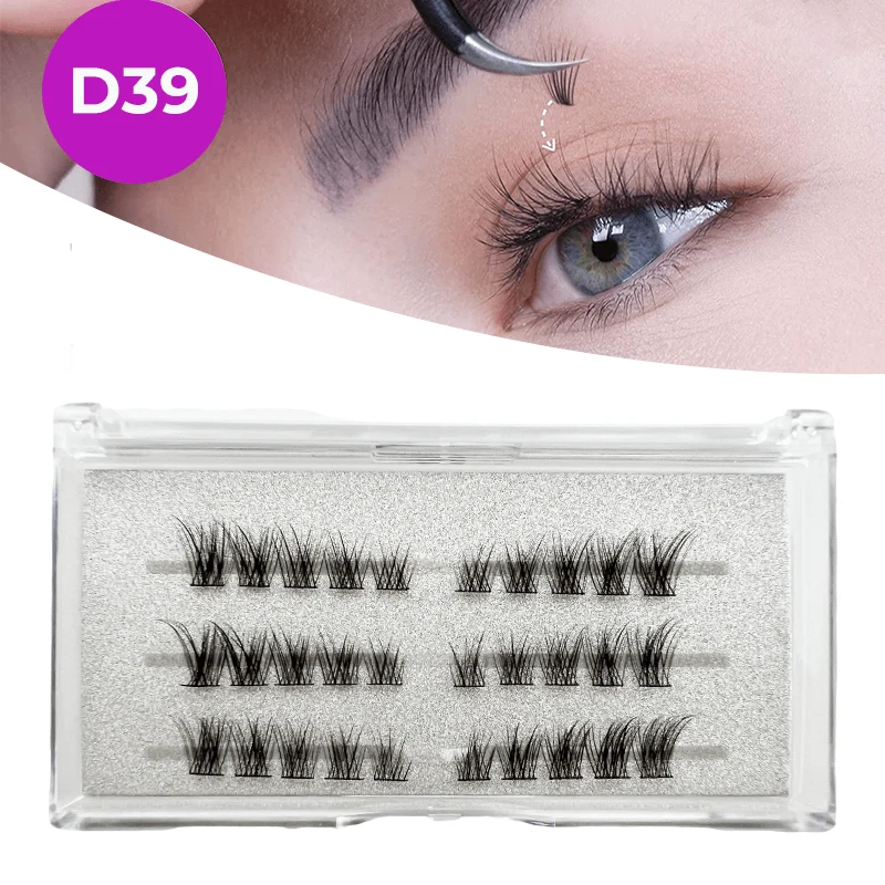 Wimperncluster DIY Wimpernverlängerungen -D39