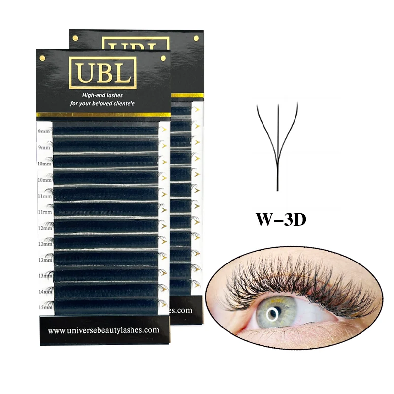 W-3D Wimpernverlängerung 0.07 mm 8-15MIX