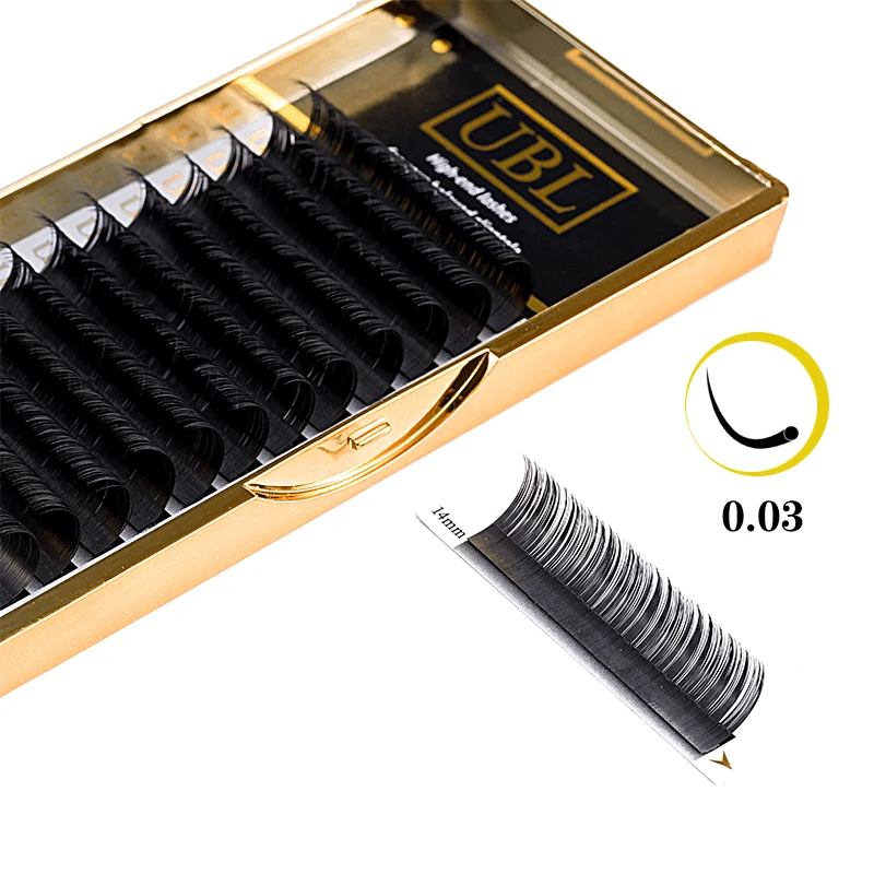 Großhandel mit 0.03 mm Volumenwimpern