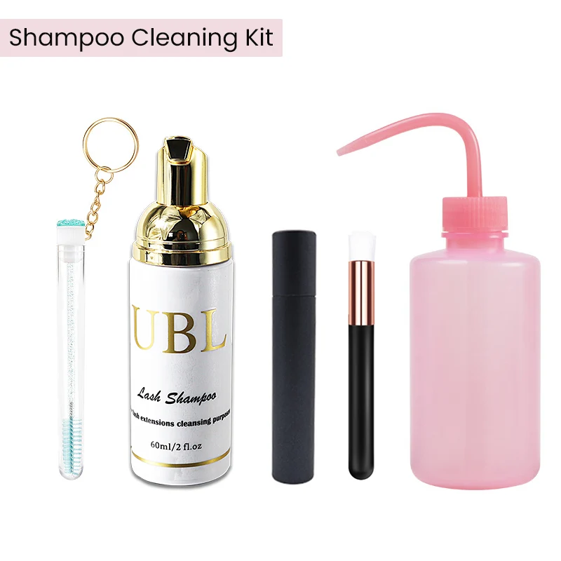 Wimpernshampoo-Reinigungsset für Wimpernverlängerungen