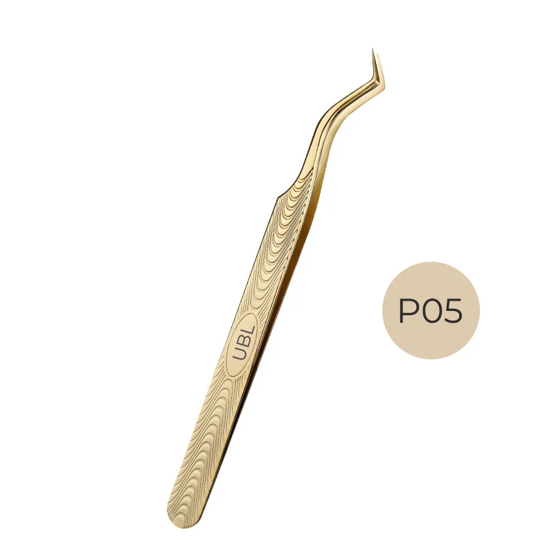 P05-Phenix Golden Pinzette für Wimpernverlängerungen