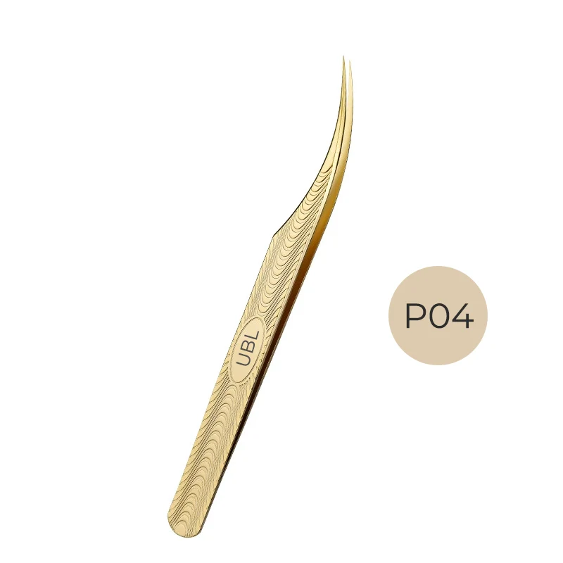 P04-Phenix Golden Pinzette für Wimpernverlängerungen