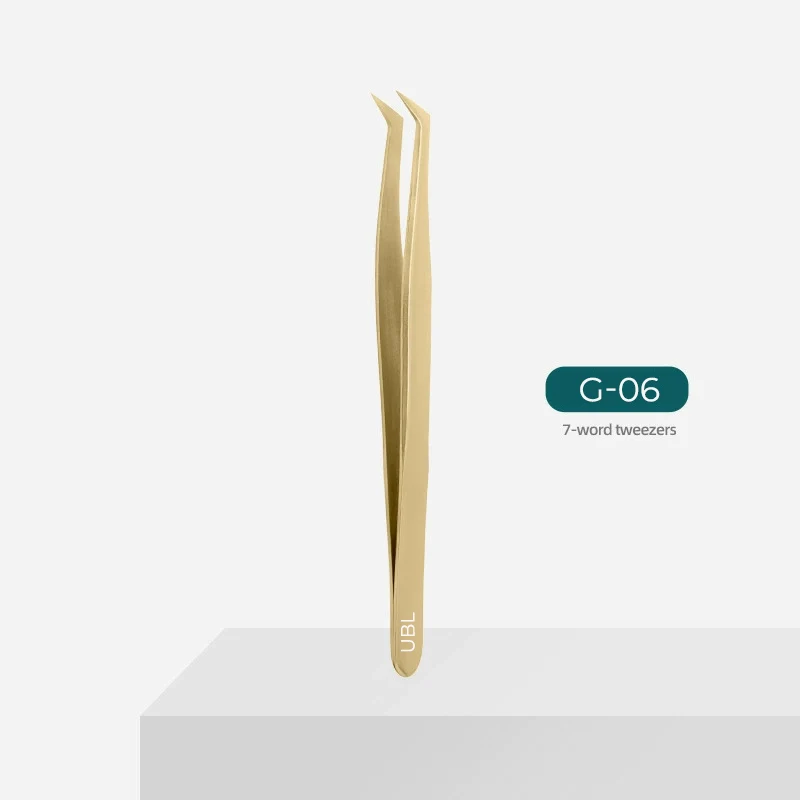 G06-Goldene Pinzette für Wimpernverlängerungen