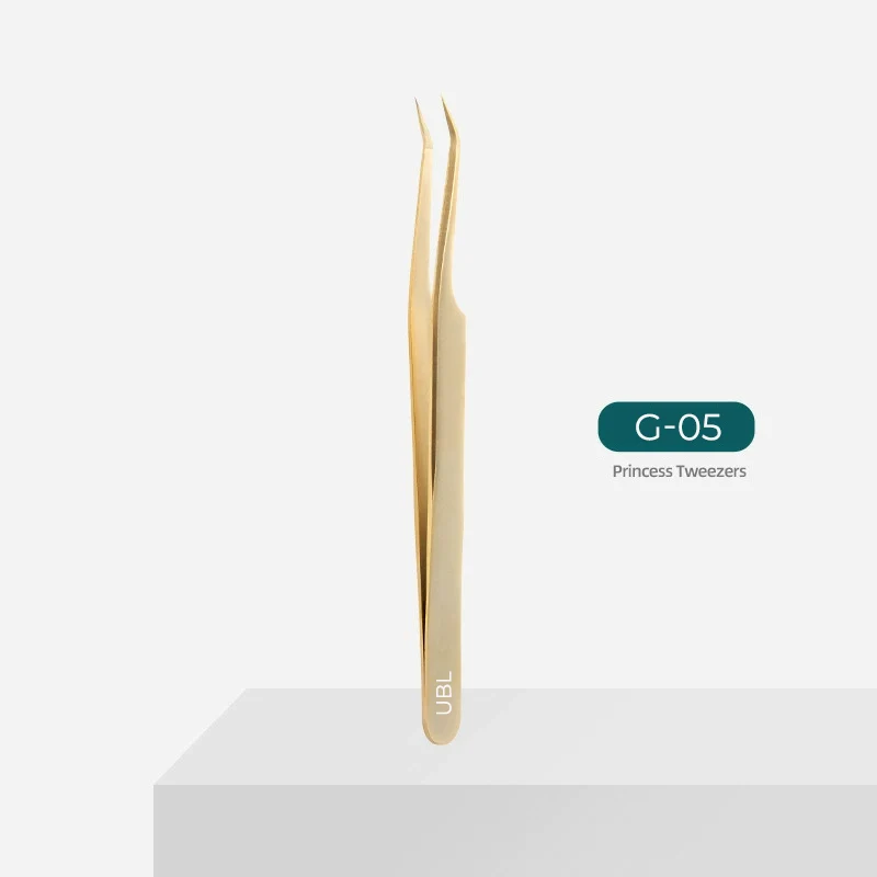 G05-Goldene Pinzette für Wimpernverlängerungen