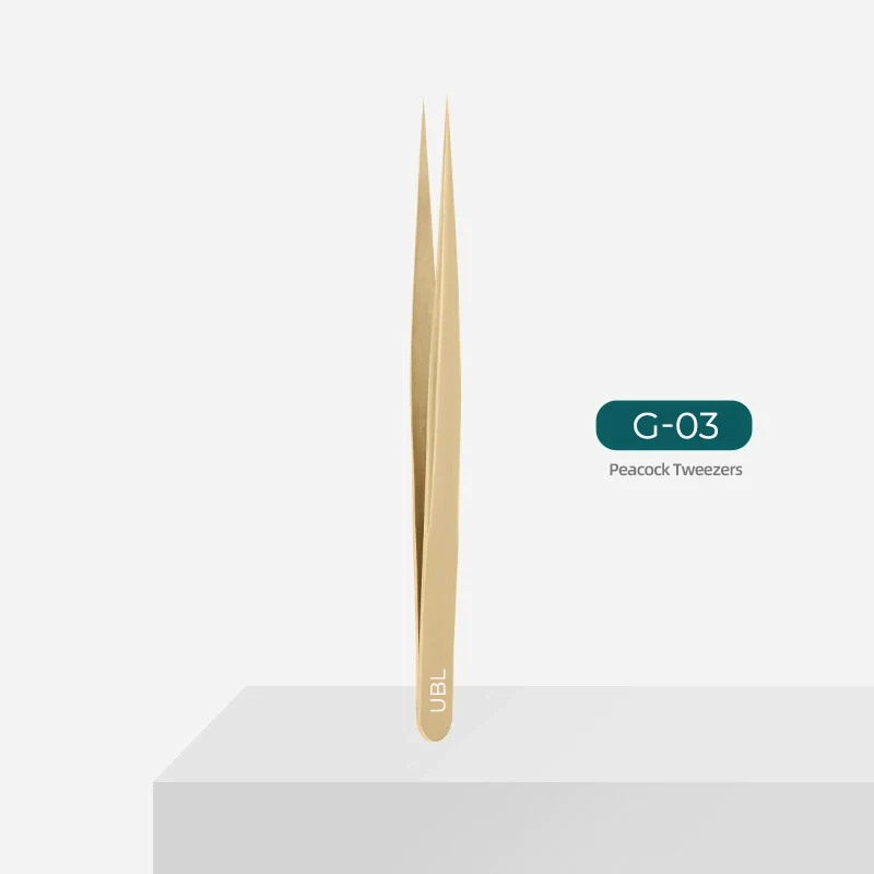 G03-Goldene Pinzette für Wimpernverlängerungen