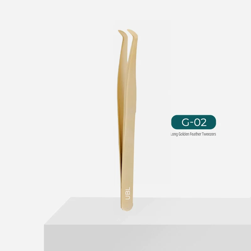 G02-Goldene Pinzette für Wimpernverlängerungen