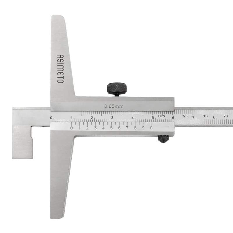 ASIMETO Tiefenmessschieber mit Haken