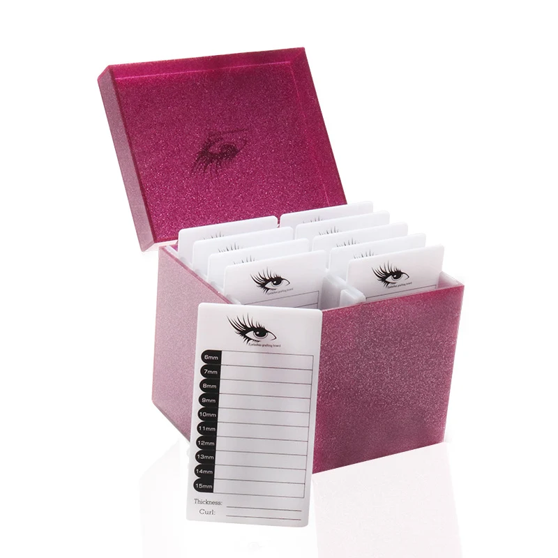 10-lagige Acryl-Wimpern-Aufbewahrungsbox | Falscher Wimpernhalter mit Volumen-Wimpernverlängerung