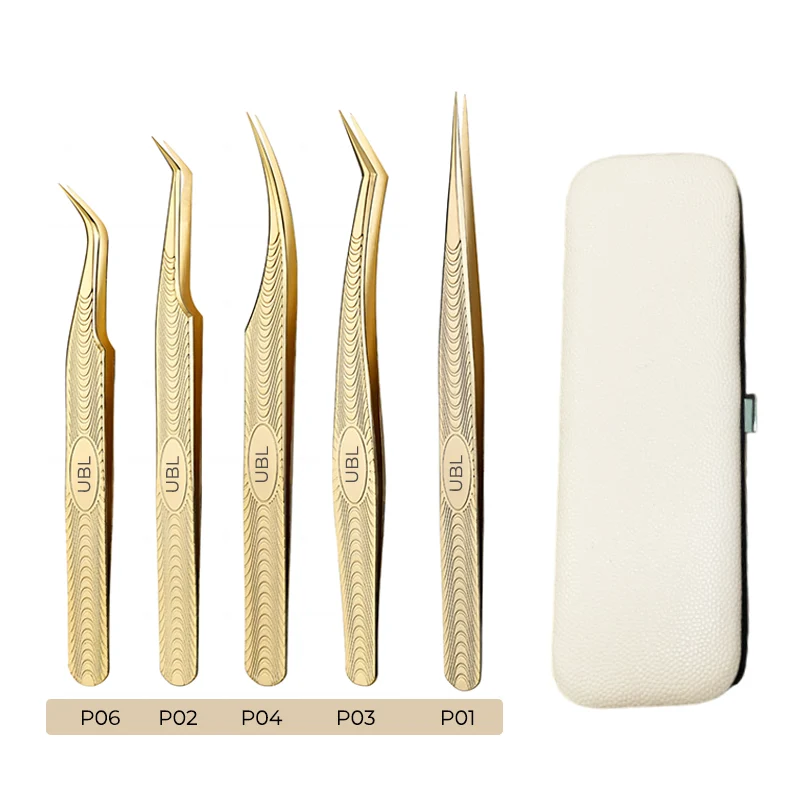 Phenix Golden Tweezer Kit für Wimpernverlängerungen