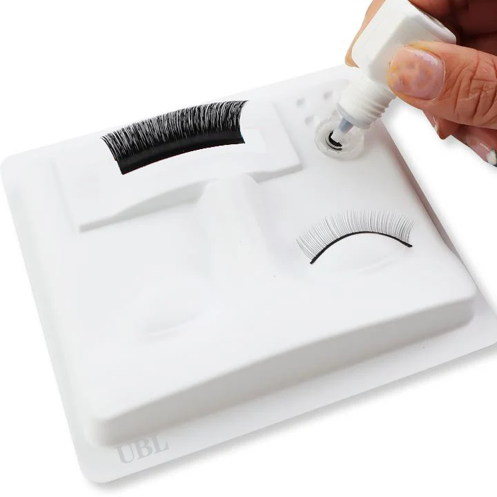 Leichtes Übungstablett für die Wimpernverlängerung