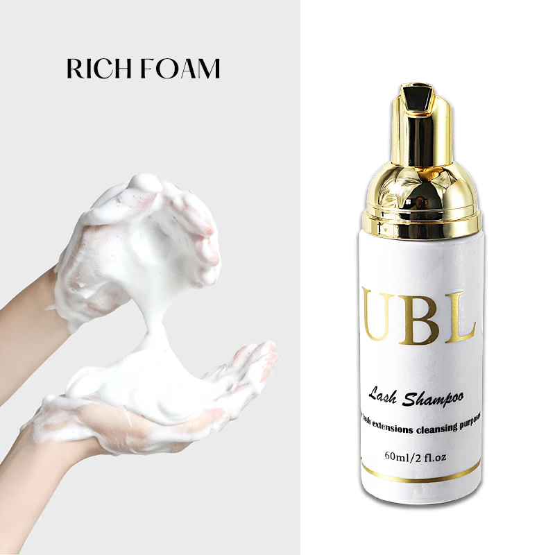 60 ml Wimpernverlängerungsreiniger – ölfreies Wimpernshampoo für Verlängerungen