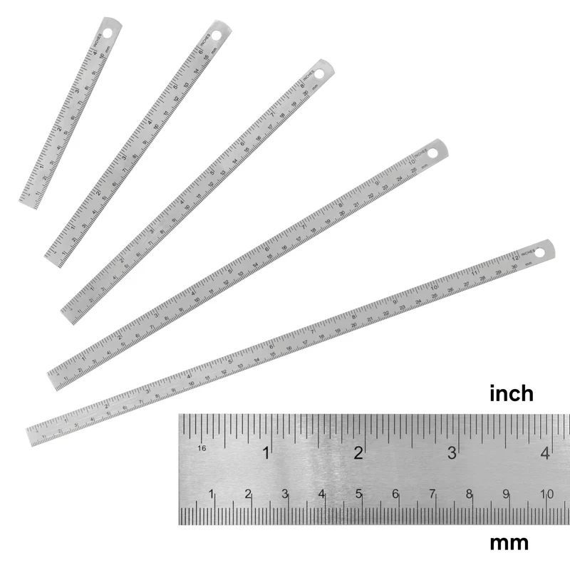 Stahlmaßstab (mm/inch)