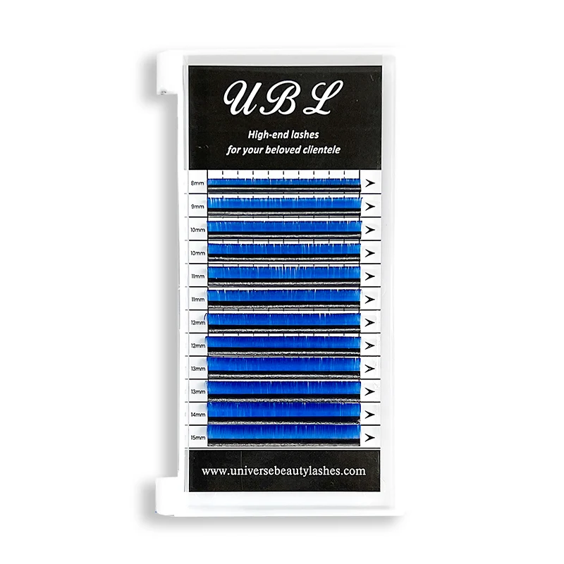 Blau 0.07 Premium Wimpernverlängerung #CJ