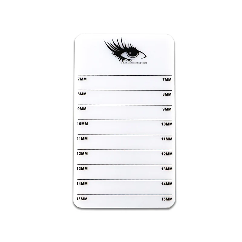 Weiße Wimpernpalette für Wimpernverlängerungen