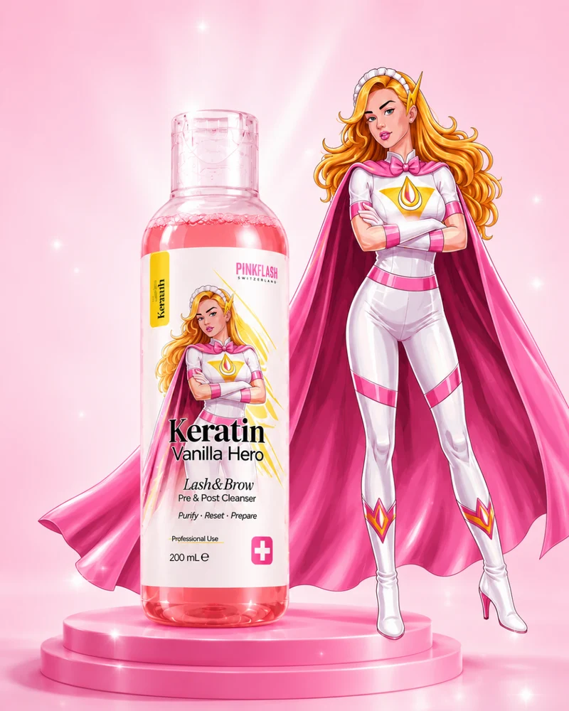 KERATIN VANILLA HERO Professional Lash & Brow Cleanser