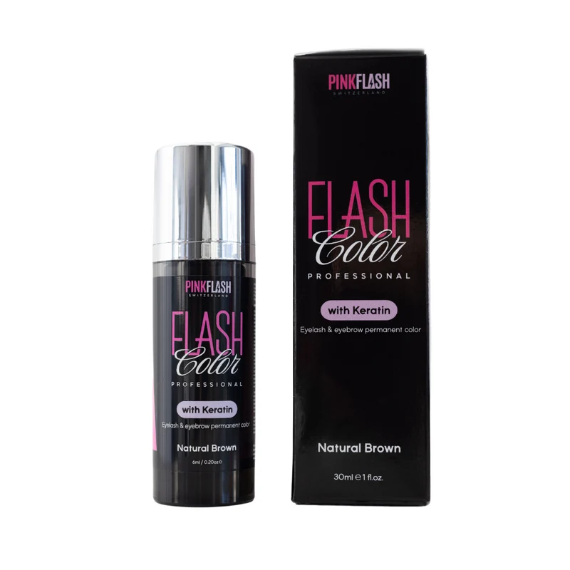 Flash Color mit Keratin und Oxidant 2 in 1 - Natural Brown