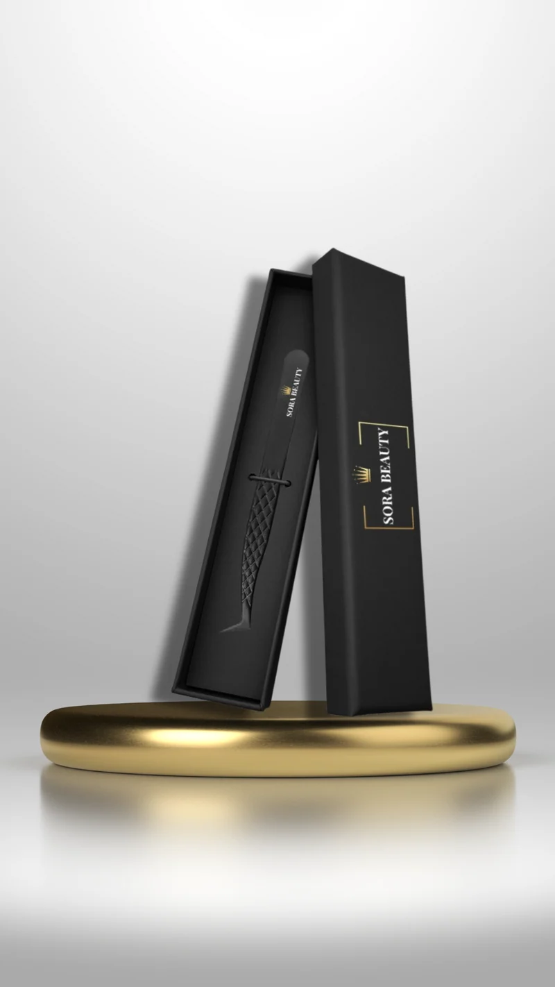 Volumen Pinzette Black Fiber tip