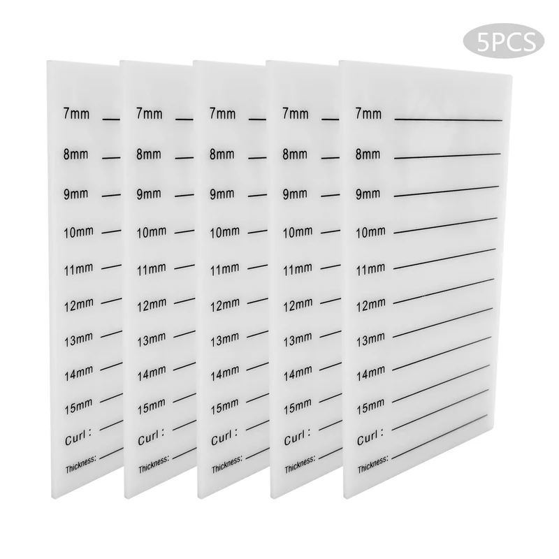 Acrylic Eyelash plates (for Eyelash Storage Box)