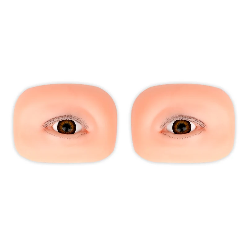 Ojos de maniquí de triple capa para práctica (2 ojos/paquete)
