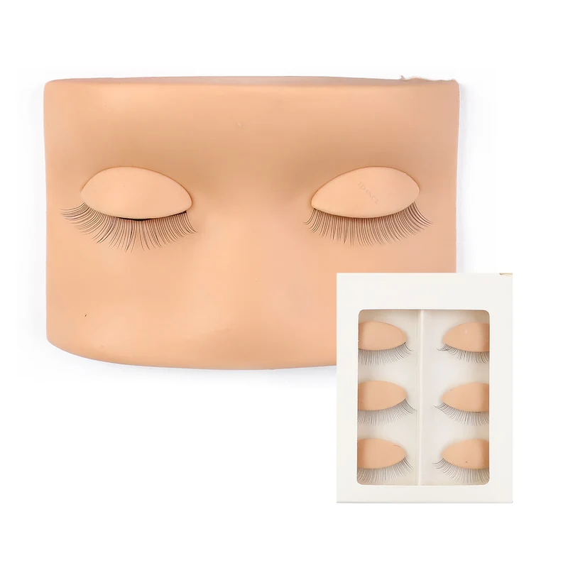 Cabeza de Maniquí con Ojos de Silicona para Práctica