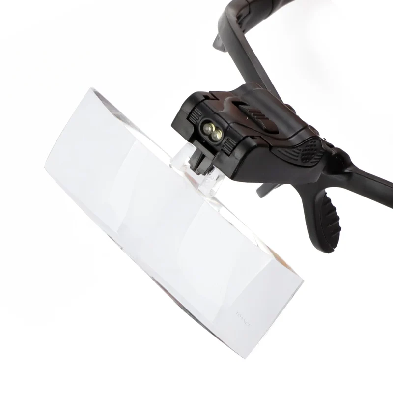 Lentes de Aumento con Luz LED para Extensión de Pestañas