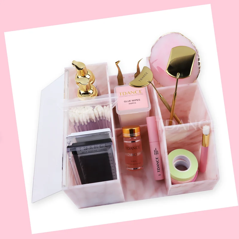 Organizador Cosmético Para Herramientas De Extensión De Pestañas