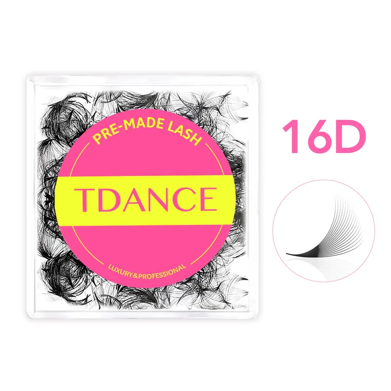 16D Mega Volume Handmade Premade Volume Loose Fans Pointy Base (500 Fans)