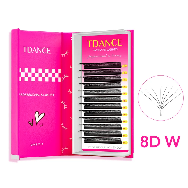 Wholesale W Style 8D Promade Volume Fan Lashes