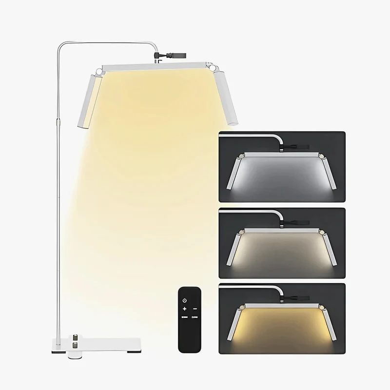 Foldable Half Moon Light Floor Lamp For Eyelash Extensions
