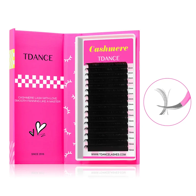 16 Rows 0.07MM TDANCE Cashmere Mega Volume Eyelash Extensions ( C/CC/D)