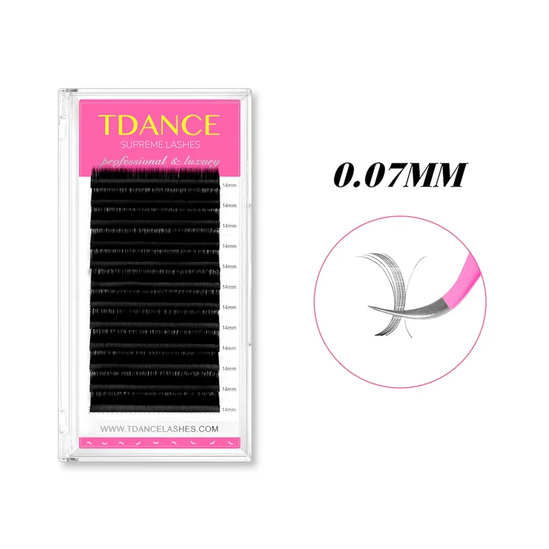 Extensiones De Pestañas Premium Mega Volume 0.07MM