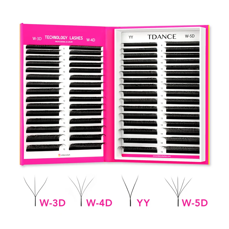 YY & W Style Promade Volume Fans Lashbook