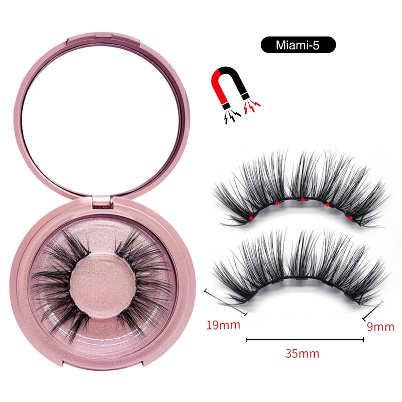 Magnetic Eyelashes with Eyeliner Kit Miami-5