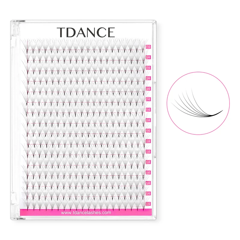 6D Premade Volume Fans Eyelash Extensions 320 Fans 16 Rows (Pointy Base)