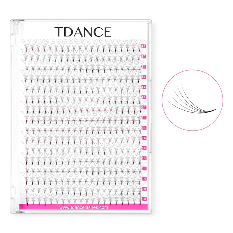 5D Premade Volume Fans Eyelash Extensions 320 Fans 16 Rows (Pointy Base)