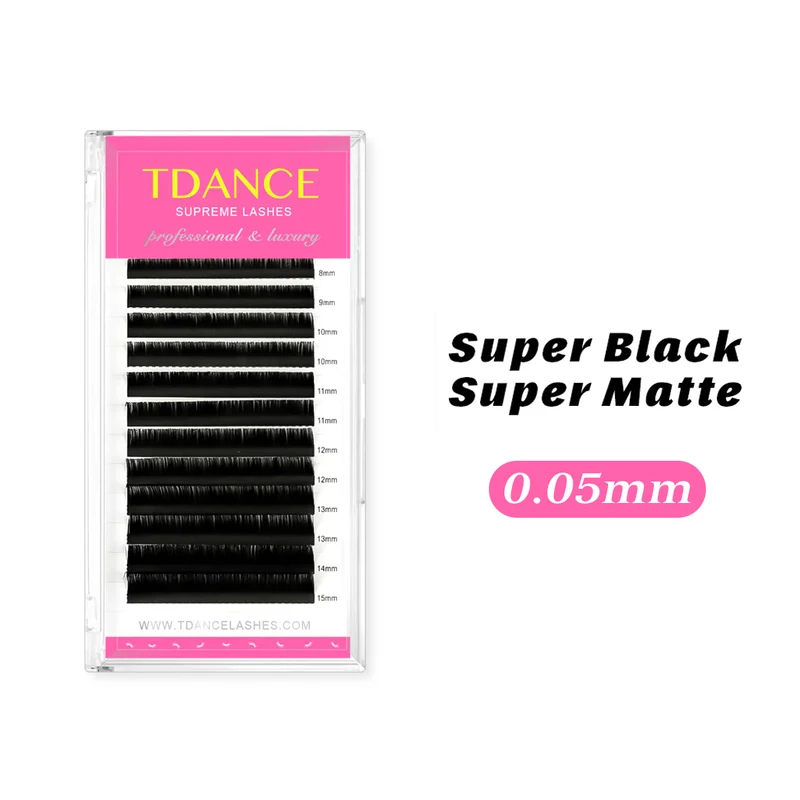 0.05MM Royal Sable Mega Volume Lashes (Super Black , Super Matte）