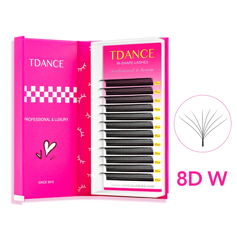 Wholesale W Style 8D Promade Volume Fan Lashes