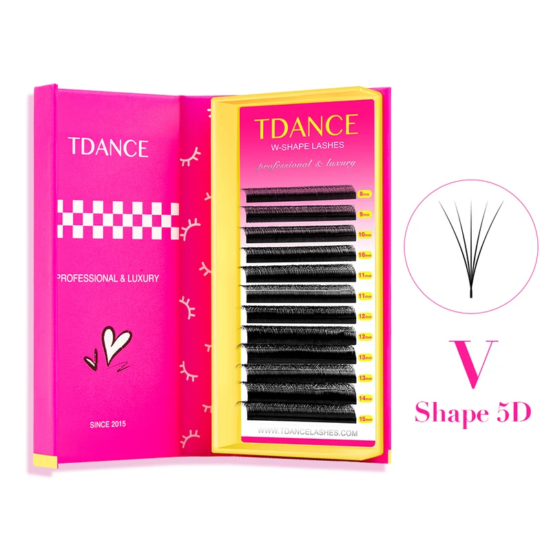 V-Shape W / V-W 5D Narrow Lashes