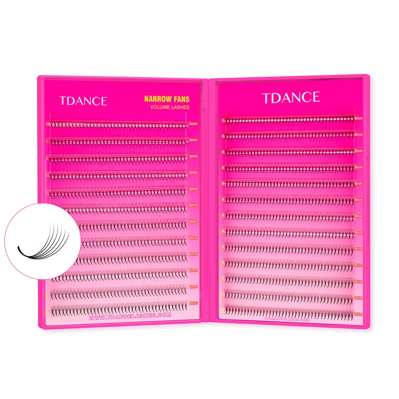 6D Narrow Promade Eyelash Extensions Ultra 1000 Fans